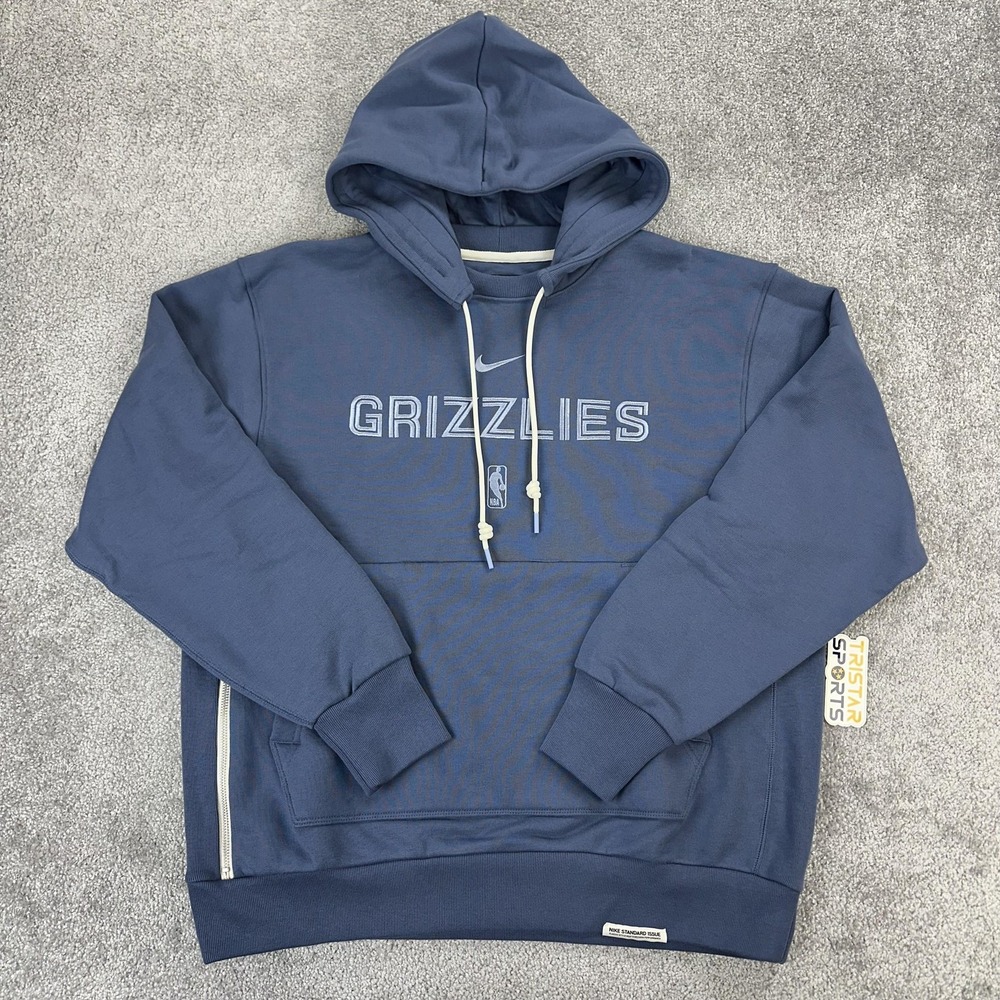 Memphis Grizzlies Hoodie Mens Large Blue NBA Basketball Nike Standard Issue